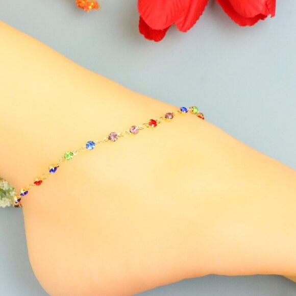 Handmade Anklet – A Stylish Choice for Women, Thoughtful Gift Idea, EVCH1661 - Picture 1 of 10